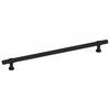Furniture Handles 5 Pcs Black 224 Mm Stainless Steel
