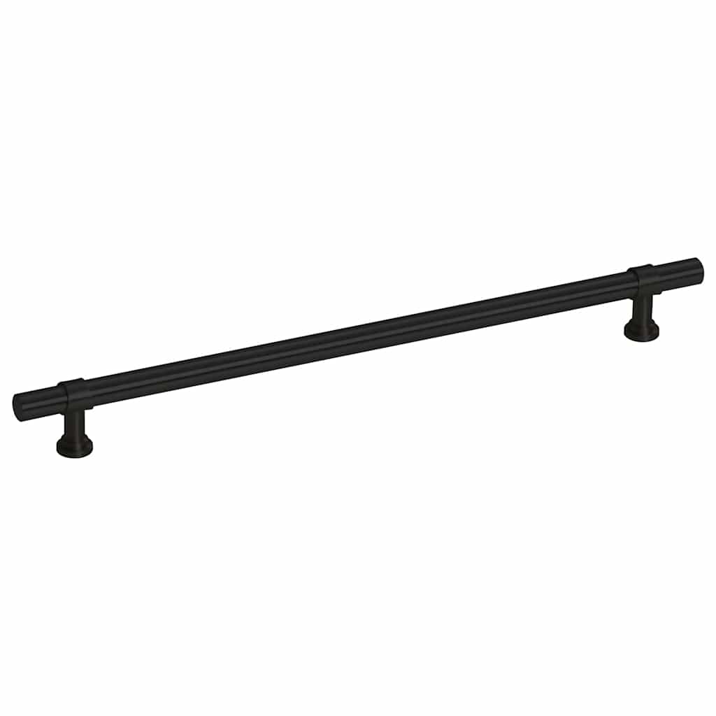Furniture Handles 5 Pcs Black 224 Mm Stainless Steel