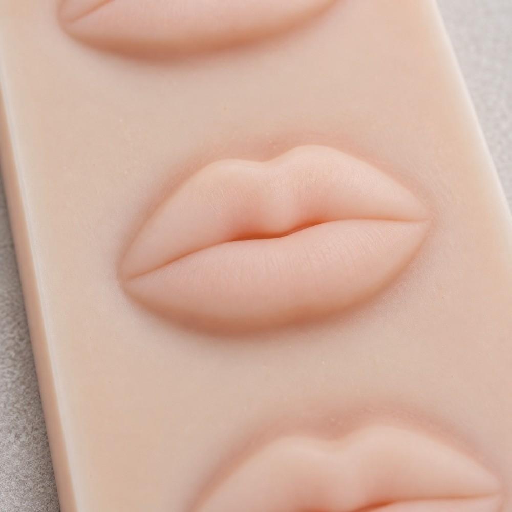Silicone Permanent Makeup Practice Skin Permanent Makeup Makeup Training Pad Lip Coloring Model