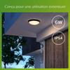 Philips Doris LED Ceiling Light - 6W - 2700K - IP54 - Black