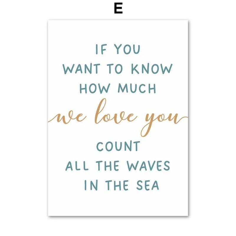 Abstrakte minimalistische Meer Strand Surfbrett Berg Poster Wandkunst Leinwandmalerei Wand für Wohnzimmerdekor