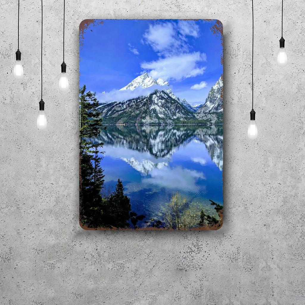 grand teton national park Funny Bar Metal Sign Retro Plaque Vintage Sign Alcohol Drinker Pub Club Kitchen Wall Decoration