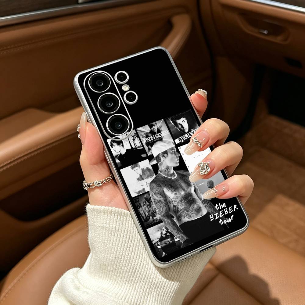 Top pop male singer Justin-B- Bieber Clear Phone Case for Samsung S25, S24, S21, S22, S23, S30, Ultra, S20, Plus, FE, Lite