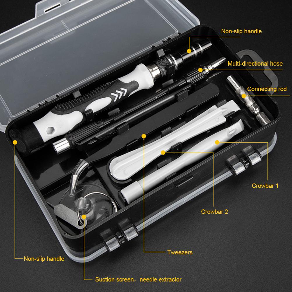 115 in 1 Precision Screwdrivers Set Magnetic Screw Driver Bits Multifunctional Computer PC Phone Device Repair Kit Hardware Tool