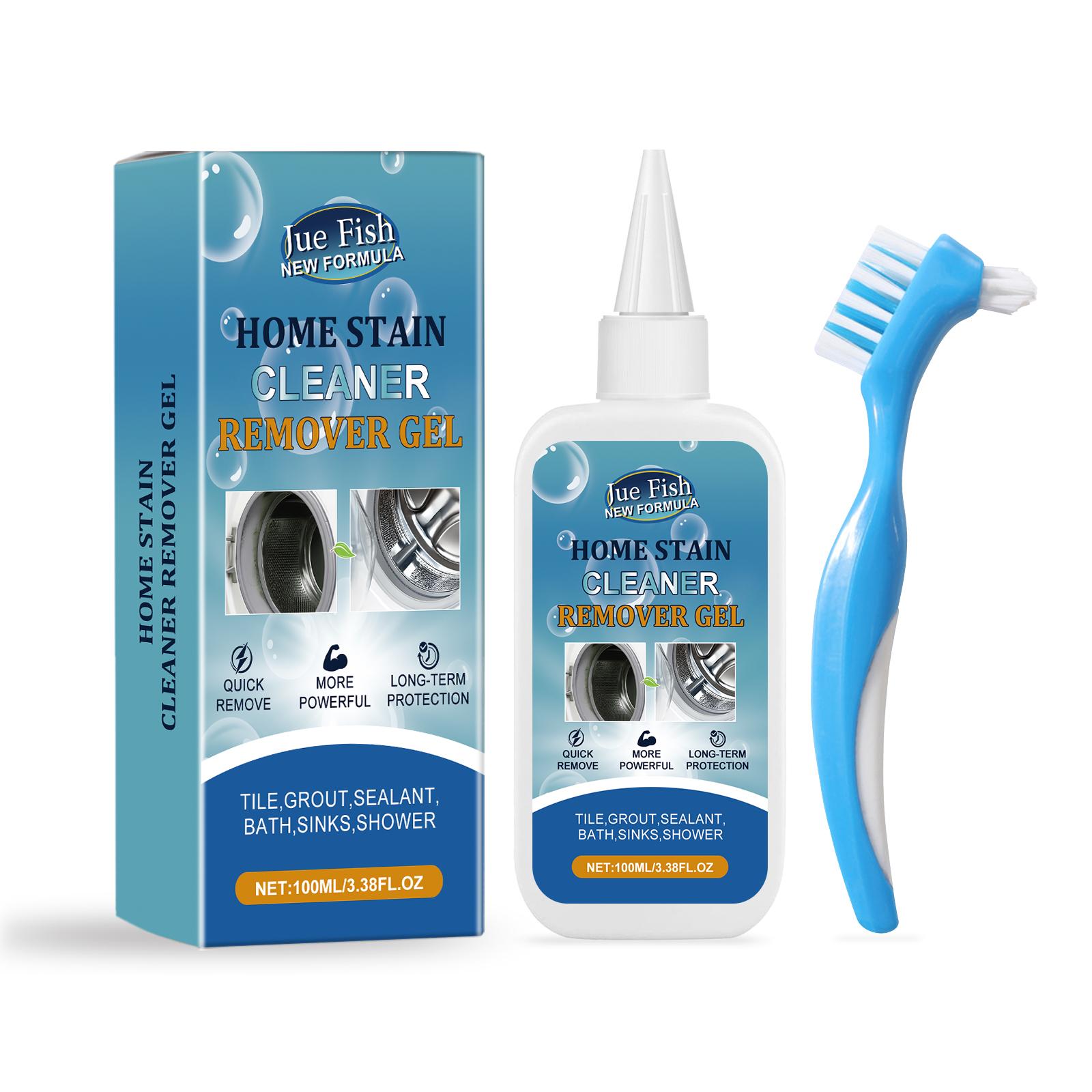 

Jue Fish Household Stain-Removing Gel, Wall and Bathroom Laundry Sink Cleaner, Removes Stains and Grease, Mildew Removal, Household Cleaning Gel 1 set