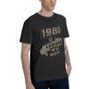 Male A Legend Was Born In 1980 T-Shirt Funny 41st Birthday 41Years Old Tshirt Short Sleeve Hip Hop T Shirt Homme Cotton Tee