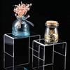Clear Acrylic Display Racks, Shelf Display Mounts for Figurines, Buffets,
