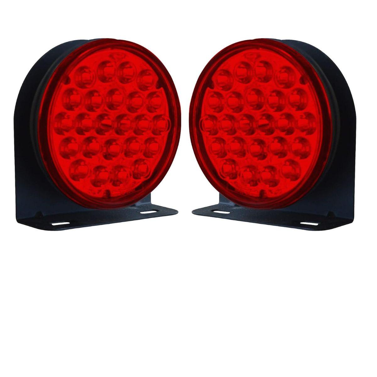 

Пара красных светодиодных указателей поворота, задних фонарей для трактора, подходит для квадроциклов | Грузовиков | Тракторов | Гольф-каров | UTV | UTV | Прицепов