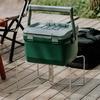 Camping Storage Box Holder Outdoor Camping Box Holder Portable Stainless Steel Hiking Storage Box Folding Rack