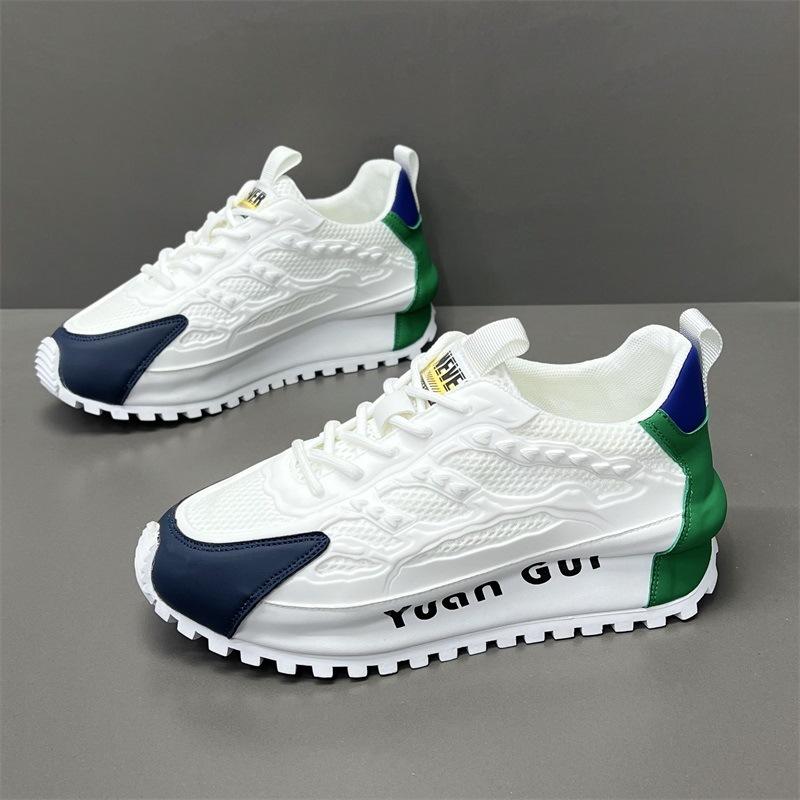 Nové evropské boty na silné podrážce sportovně-ležérní prodyšná síťovina tenisky typu "dad shoes" mbz