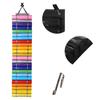 24/48 Compartments Hanging Storage Rack with 2 Hooks and 1 Hanging Straps Vinyl Storage Organizer for Diamond Art Accessories