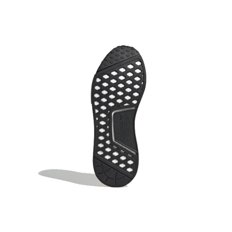 Adidas NMD_R1 'Glitch White Solar Red' Sneakers FV3648