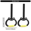 2lots Adjustable Exercise Rings Portables Pull Up Strength Workout Rings for Indoor and Outdoor Use