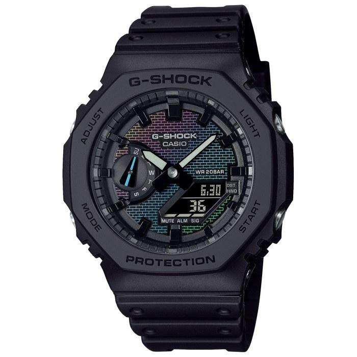 Casio G-Shock GA-2100RW-1AJF Men s Watch, Rainbow Black