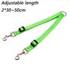 Laisse pour chien double coupleur double deux en un en nylon solide en forme de V réglable laisse pour chien de compagnie colorée deux voies 2 chiens laisse pour animal de compagnie