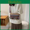 Artistic Chinese Style Canvas Envelope Bag With Tassels For Daily Wear