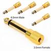 5Pcs 3.5mm 6.35mm Stereo Mono Plug To 3.5mm 6.5mm Audio Jack Connector Adapter Converter for Speaker