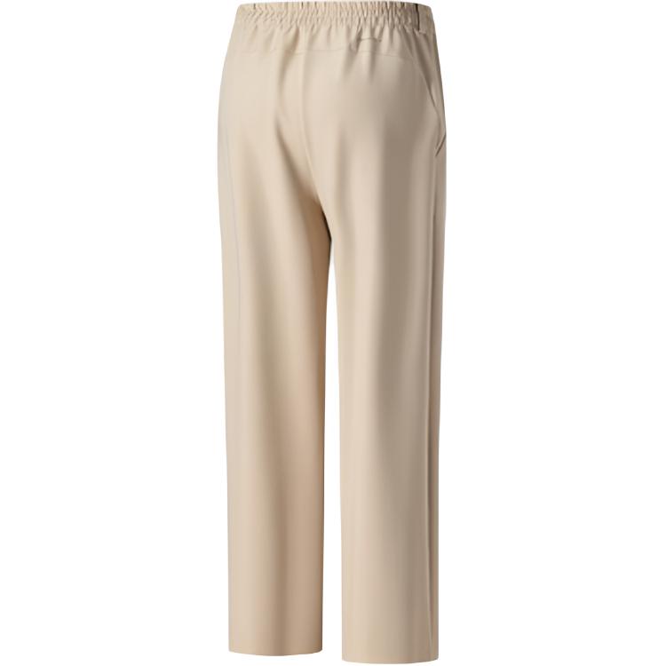 Anta Champion All-Weather Series Simple Solid Color Casual Versatile Zipper Sports Long Pants Women bottoms 162610502-5
