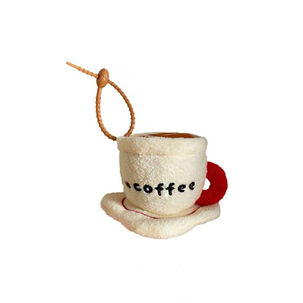 Afternoon Tea Series Coffee Cup Plush Pendant Plush Doll Hanging Backpack Hanging