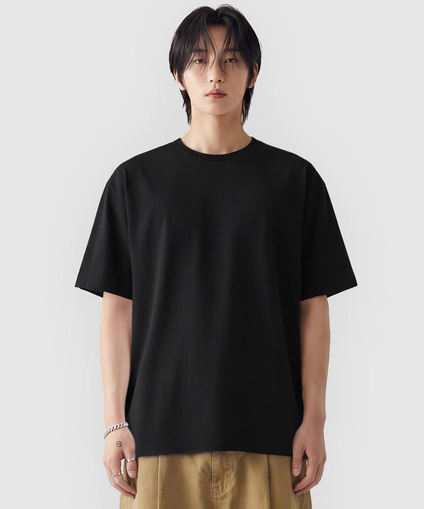 Hapeunain Modern Basic Plain Short Sleeve T-Shirt I05Brd_Hbx11329