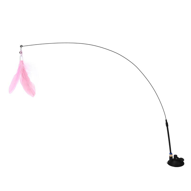 Cat Toys, Strong Suction Cups, Cat Teasing Sticks, Long Poles, Self-hi