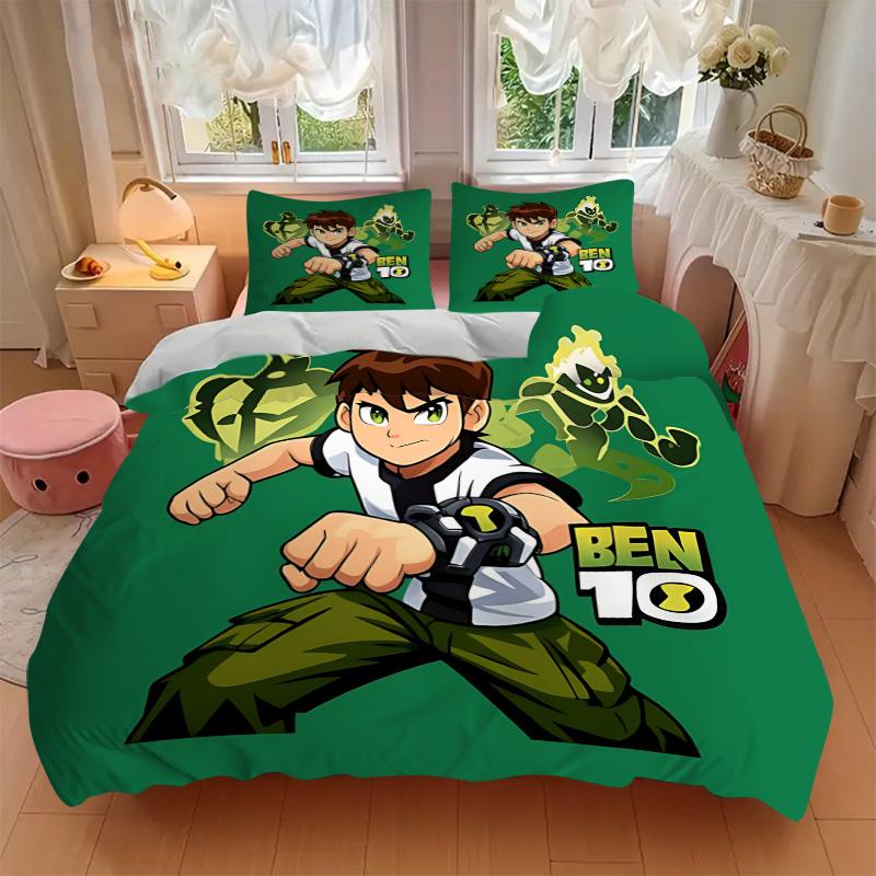 Ben Alien Force Print 3Pcs Bedding Setduvet Cover With 2 Bedropillowcase Home Birthday Gift