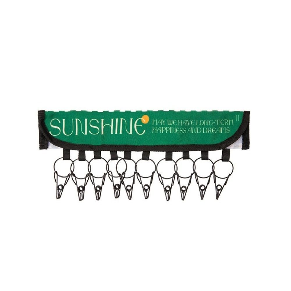10 Clips Baseball Hat Organizer Rack Portable Hanging Peaked Cap Storage Holder Foldable Saving Space Towel Hanger Clip
