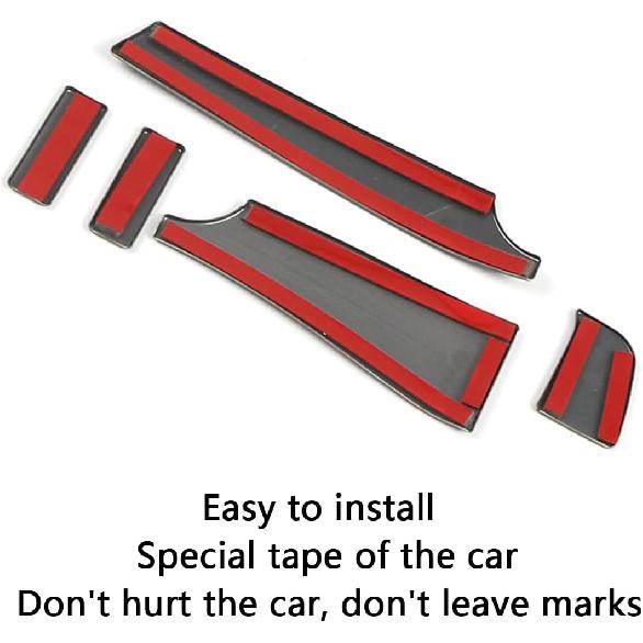 Car Accessories Fit for Mazda CX-30 CX30 2020 2021 2022 2023 2024 2025 Interior Front Center Console Air Vents Outlet Cover Trim Frame (Carbon Fiber