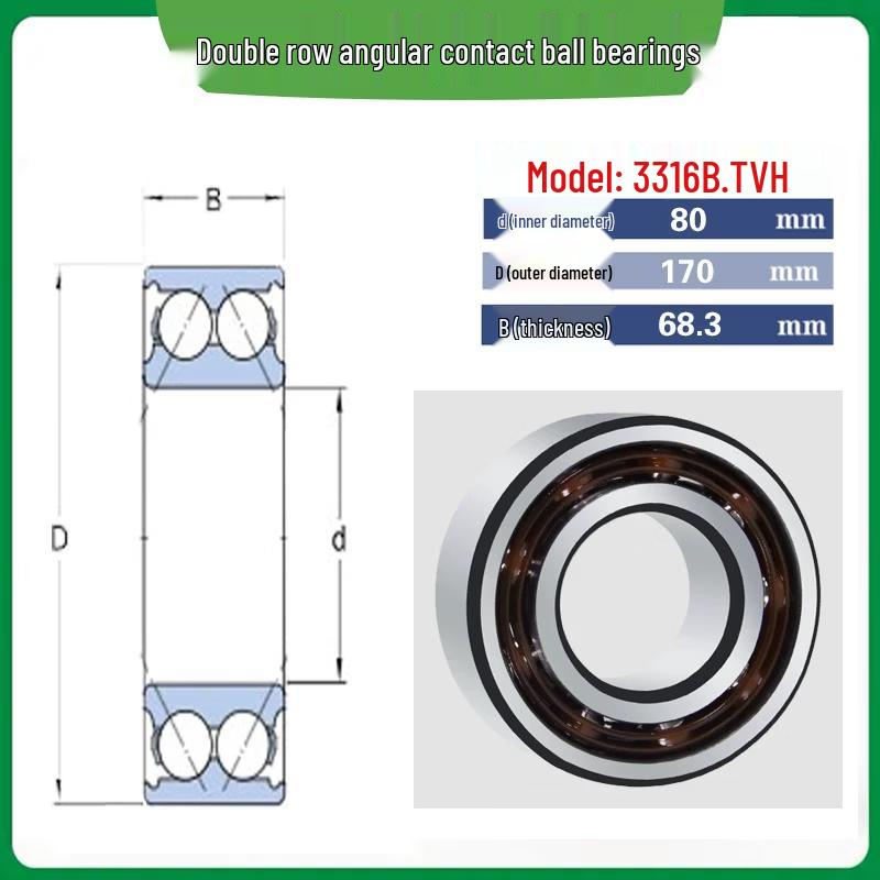 FAG Double Row Angular Contact Ball Bearing