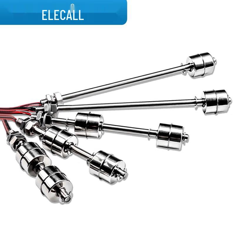 ELECALL Stainless Steel Double Ball Float Liquid Level Switch Sensor (CN version) Double Ball 200mm 220V