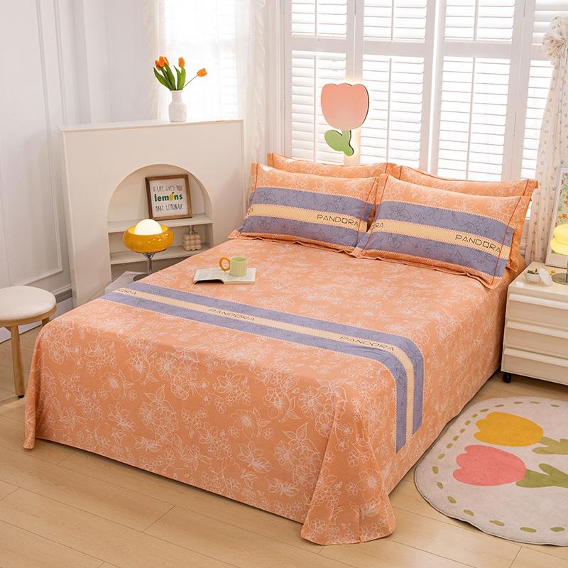 

Элегантный комплект постельного белья с цветочным узором, простыни размера «queen size» с наволочками, приятный для кожи комплект постельного белья из хлопка с цветочным принтом 245x250cm 3Pcs