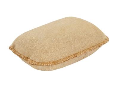 Sponge Covered with Natural Chamois Leather, 4x8x12 Cm