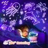 Unicorn Night Light Kids Toys 3 in 1 Unicorns & Starry Sky & Sea World Nights Lights Projector for 3 4 5 6 7 8 9 10 11 12 Year Old Girls, Christmas