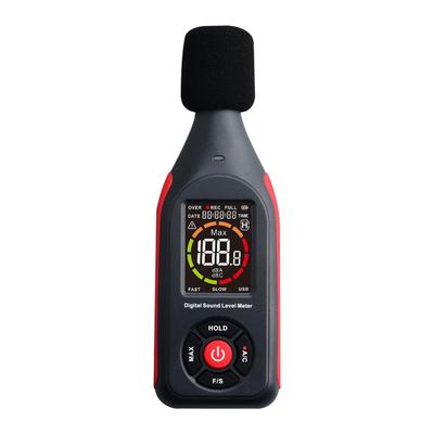 7JI Ντεσιμπέλ Ψηφιακό Επίπεδο Ήχου Επαγγελματικό Αναγνώστης Επίπεδου Ήχου dB Μετρητής Μέτρησης Θορύβου, Μετρητής, 30dB~130dB Ανιχνευτής, Μετρητής, Επαναφορτιζόμενος, Τροφοδοσία Ρεύματος