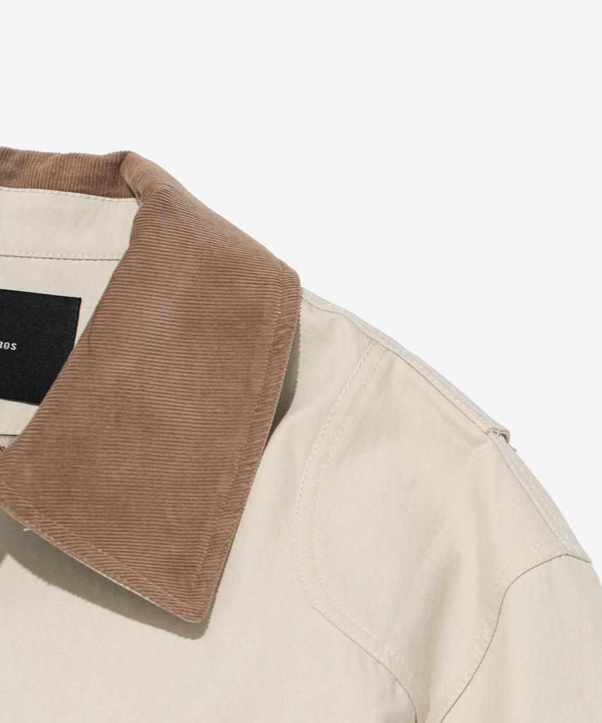 CARGOBROS FOR WOMAN Amekaji Cotton Work Jacket (Beige)