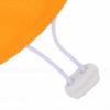 Dog Outdoor Hat Sun Protection Hat with Ear Hole Summer Cute Pet Cap for Small Dog Teddy Bear Pomeranian Orange