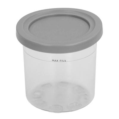 Ice Cream Pints Cup PET Lid Transparent PC Cup Body Ice Cream Container for NC299AM C300s Series