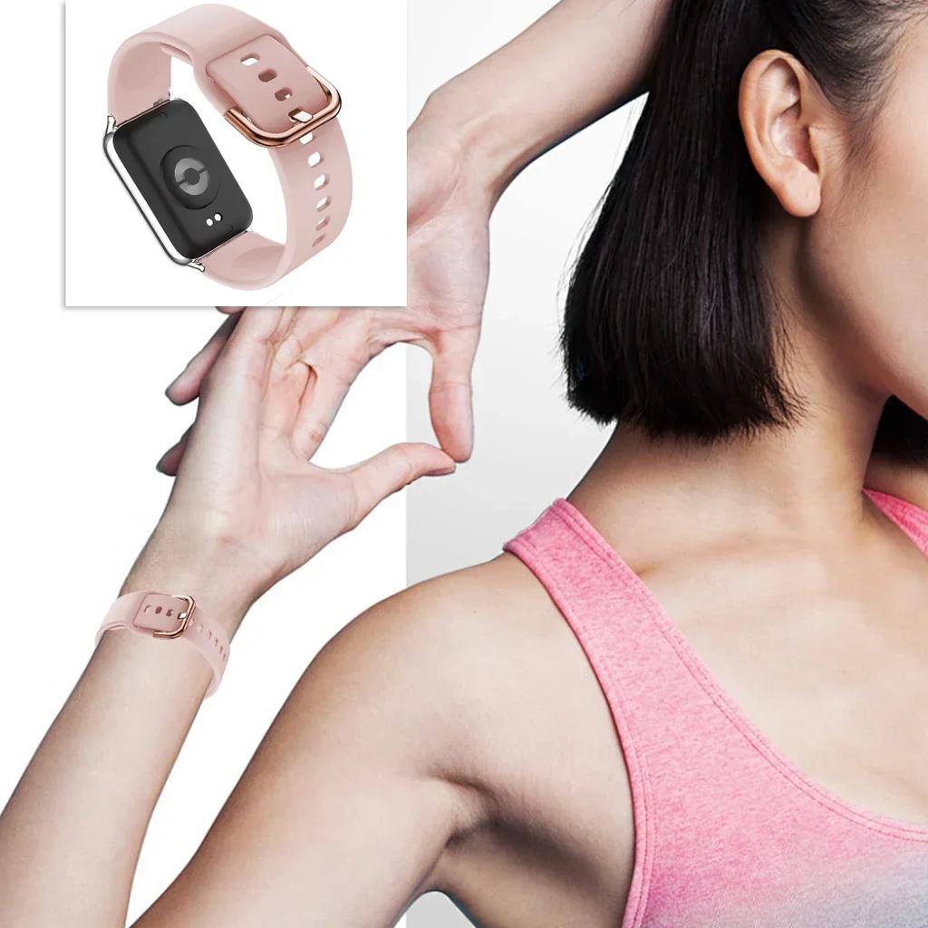 Silicone Strap For Redmi Watch 4 5 6 Replacement Women Men Sport Smart Watch WristBand Bracelet For Xiaomi Mi Band 9/8Pro Band