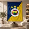 Arazzo Decorativo, Arte Murale Stampata Fenerbahçe FC, Appeso a Parete Leggero per Sfondo Camera da Letto
