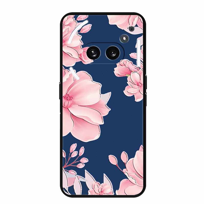 

Чехол для Nothing Phone 2a 3D Рельефный Цветок Черный Силиконовый Мягкая Задняя Крышка Чехол Для Nothing Phone 2a Plus Чехол Phone2a 2 a Nothing Phone2aPlus