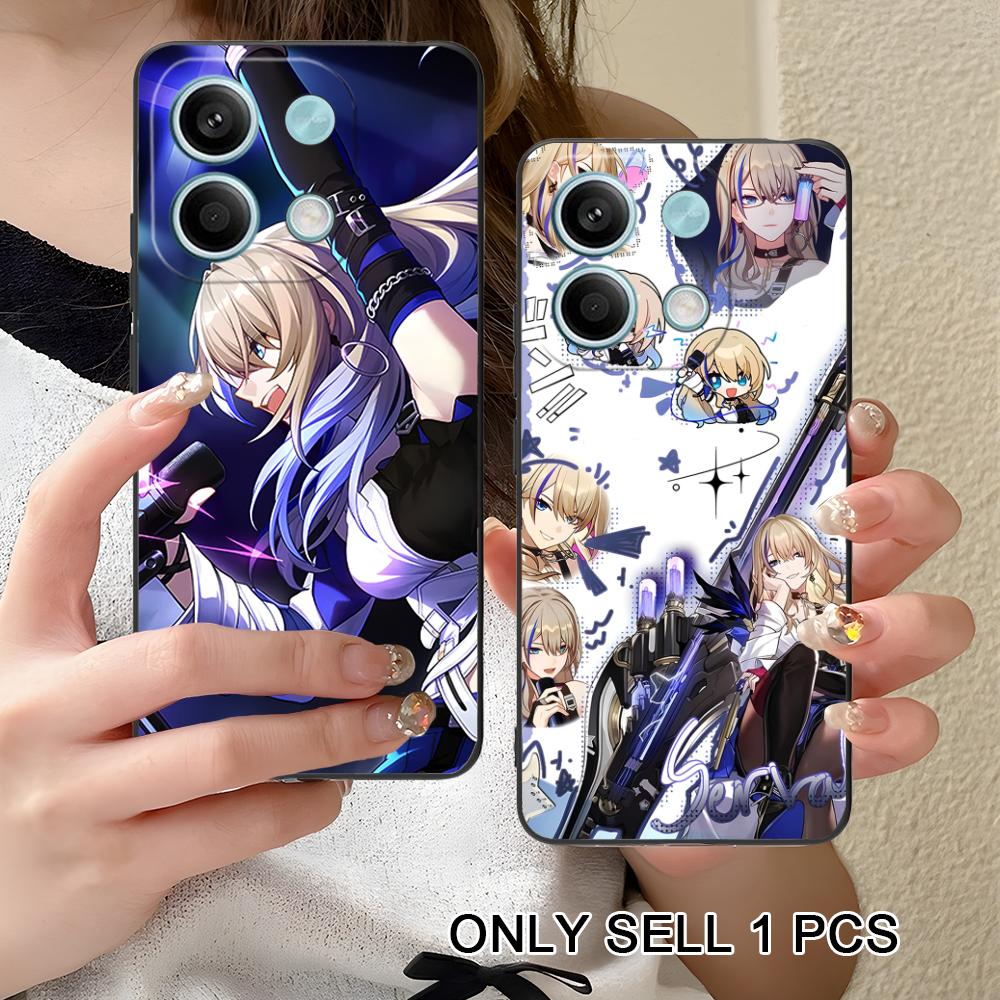 HSR Serval Matte TPU Mobile Phone Case for Xiaomi Redmi Note 14 13 12 11 S Pro Plus 4G 5G Colorful Printing Cover