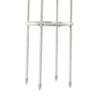 Plant Support Fixed Vine Climbing Rack Trellis Cucumbers Flowers Cage White