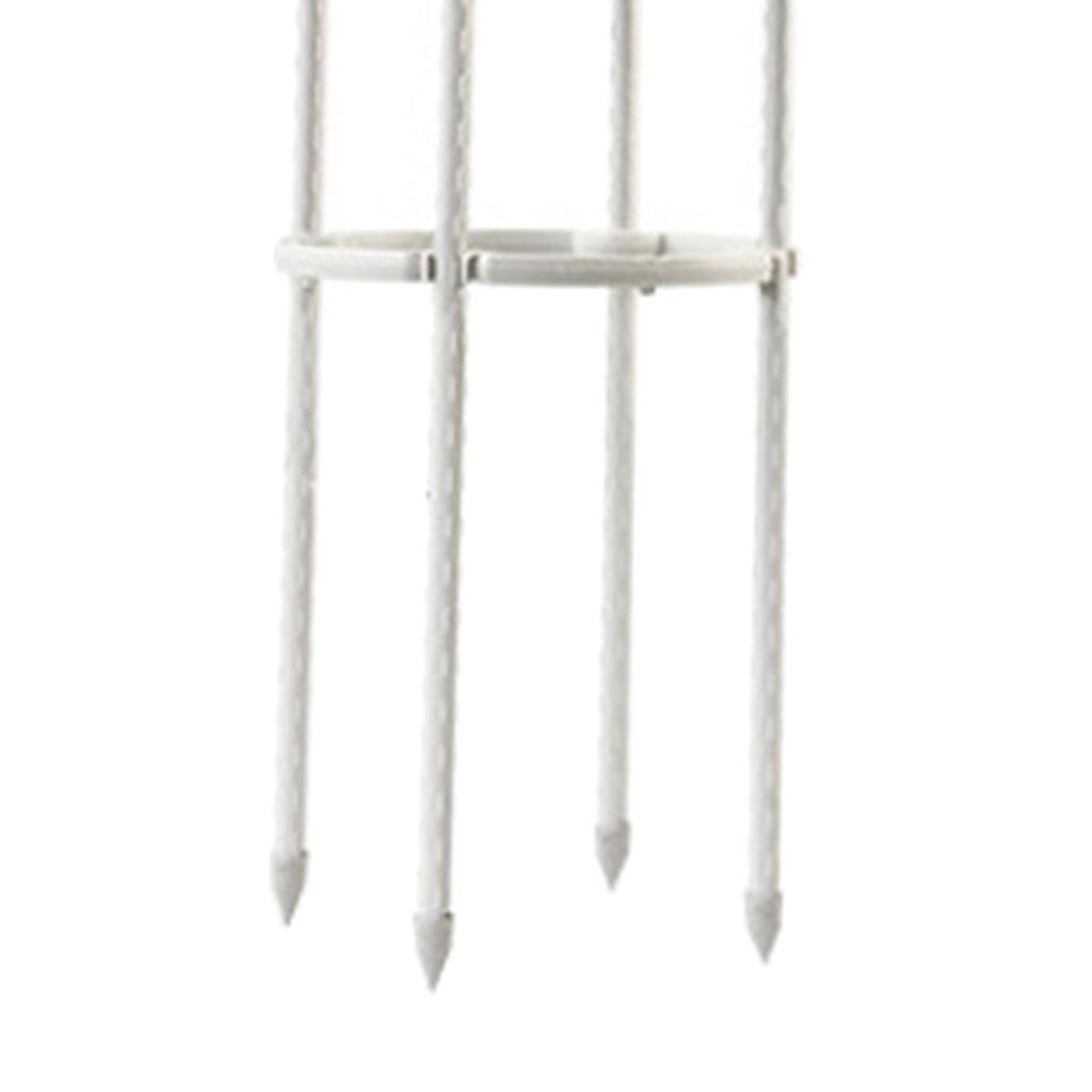 Plant Support Fixed Vine Climbing Rack Trellis Cucumbers Flowers Cage White