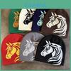 Horse Year Pony Knit Hat With Warmth And Adjustable Fit For Street Style And Casual Wear