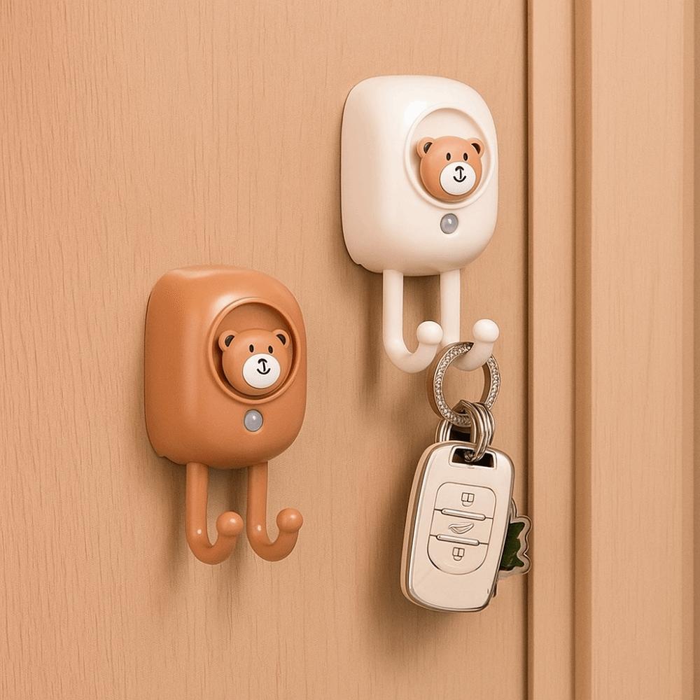 Automatic Intelligent Sensing Go Out Reminder Plastic Key Hook Smart Voice Reminder  Forget Keys