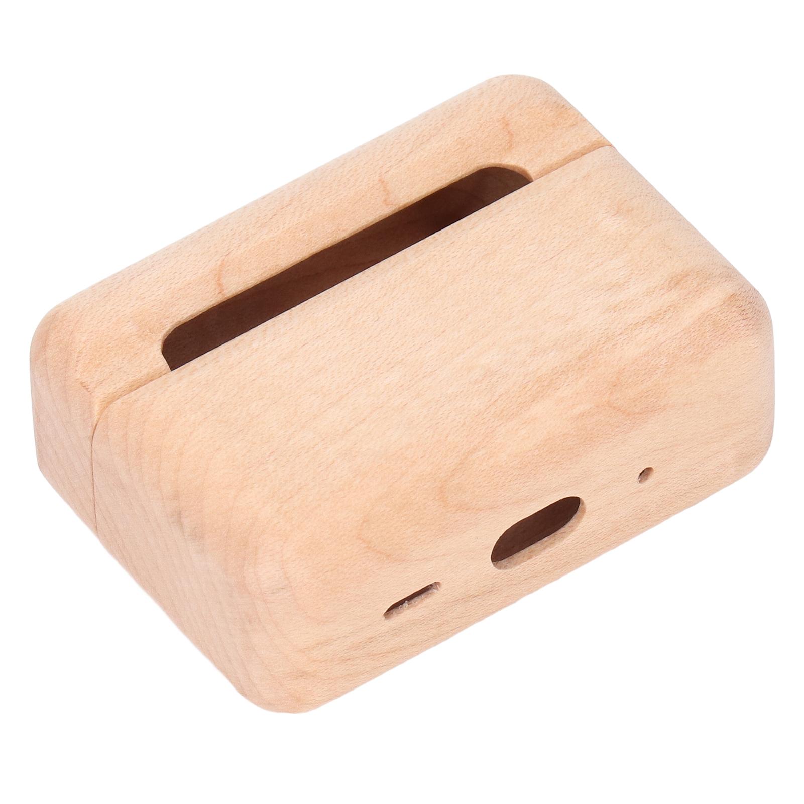 

Wooden Wireless Earphone Cover Protective Handcrafted Bluetooth Headphone Case for IOS Pro2