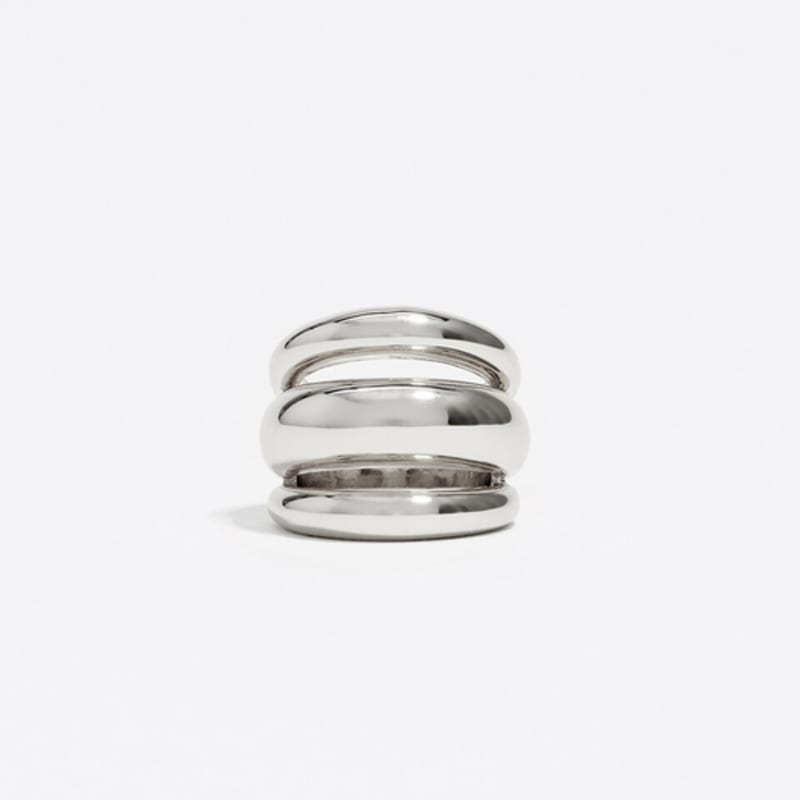 BIMBA Y LOLA [25FW] BIMBA Y LOLA Silver Band Ring B256AIR001SID