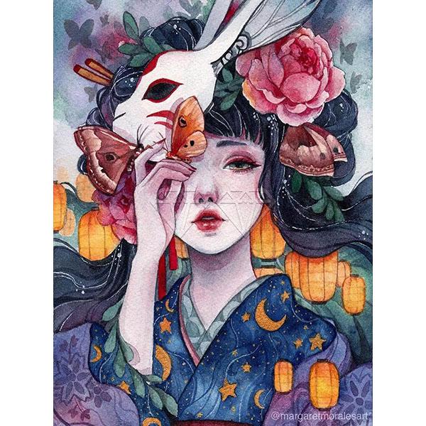 

5D DIY комплект алмазной живописи краска комиксы мультфильм девушка ангел принцесса полная квадратная и круглая вышивка мозаика вышивка крестиком домашний декор Full Round 20x25CM