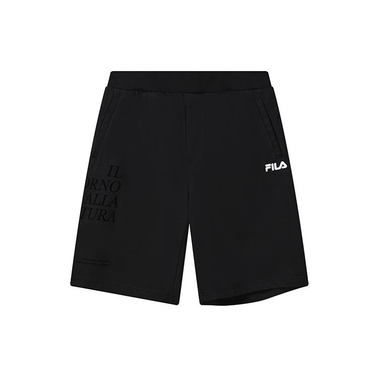 FILA Casual Shorts Men s Jet Black Thin F11M228607FBK XL