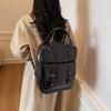 Retro Women's PU Backpack Student Schoolbag Campus Backpack
